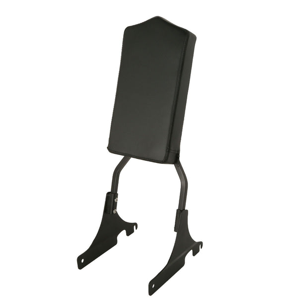 Black Sissy Bar w/ Backrest Pad Fit For Harley Softail 98-99 Fxstb 97-1999 Flsts