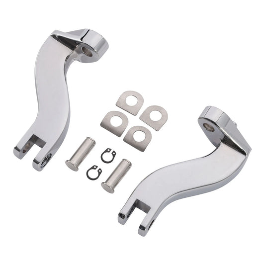 Passenger Footpeg Mounting Kit Fit For Harley Touring Road King Glide 1993-2025