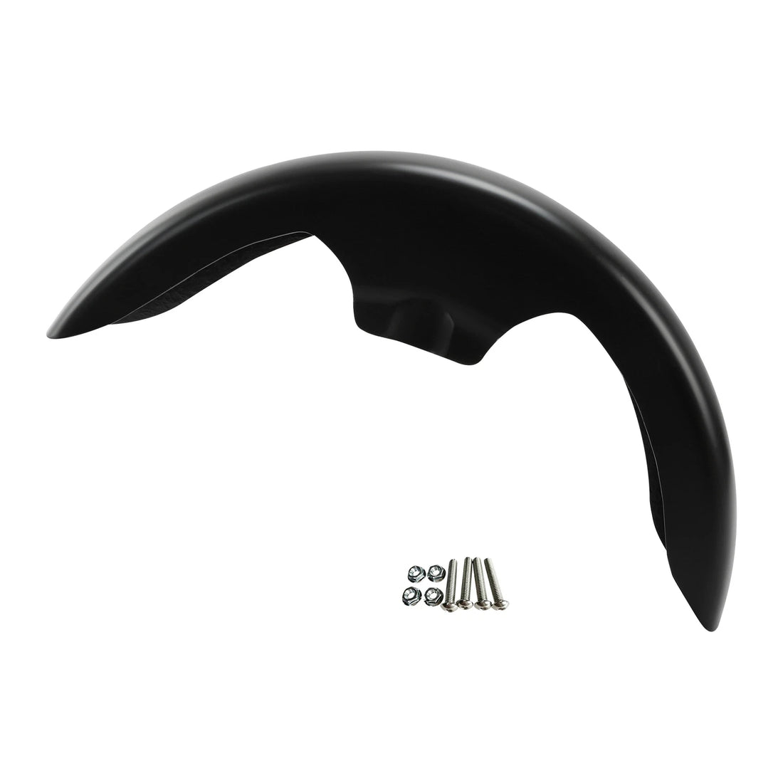 Unpainted Black Front Fender Fit For Harley Electra Street Road Glide 2009-2024