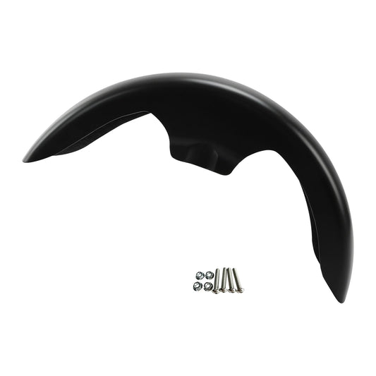 Unpainted Black Front Fender Fit For Harley Electra Street Road Glide 2009-2024