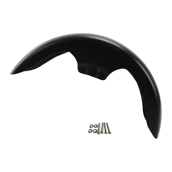 Unpainted Black Front Fender Fit For Harley Electra Street Road Glide 2009-2024