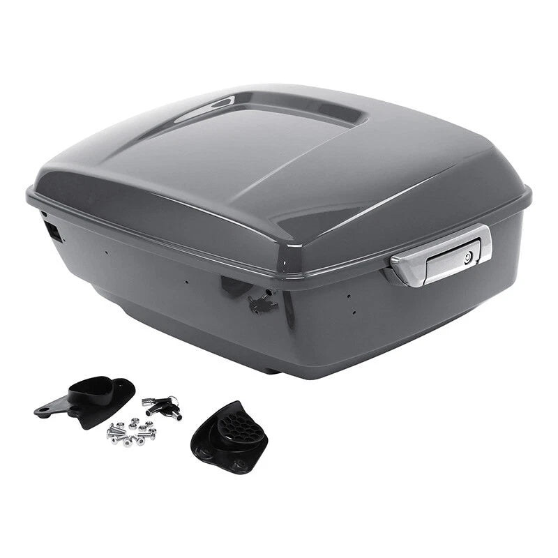 King Trunk Fit For Harley Touring Cvo Road Glide 2014-2025 24 Gunship Gray