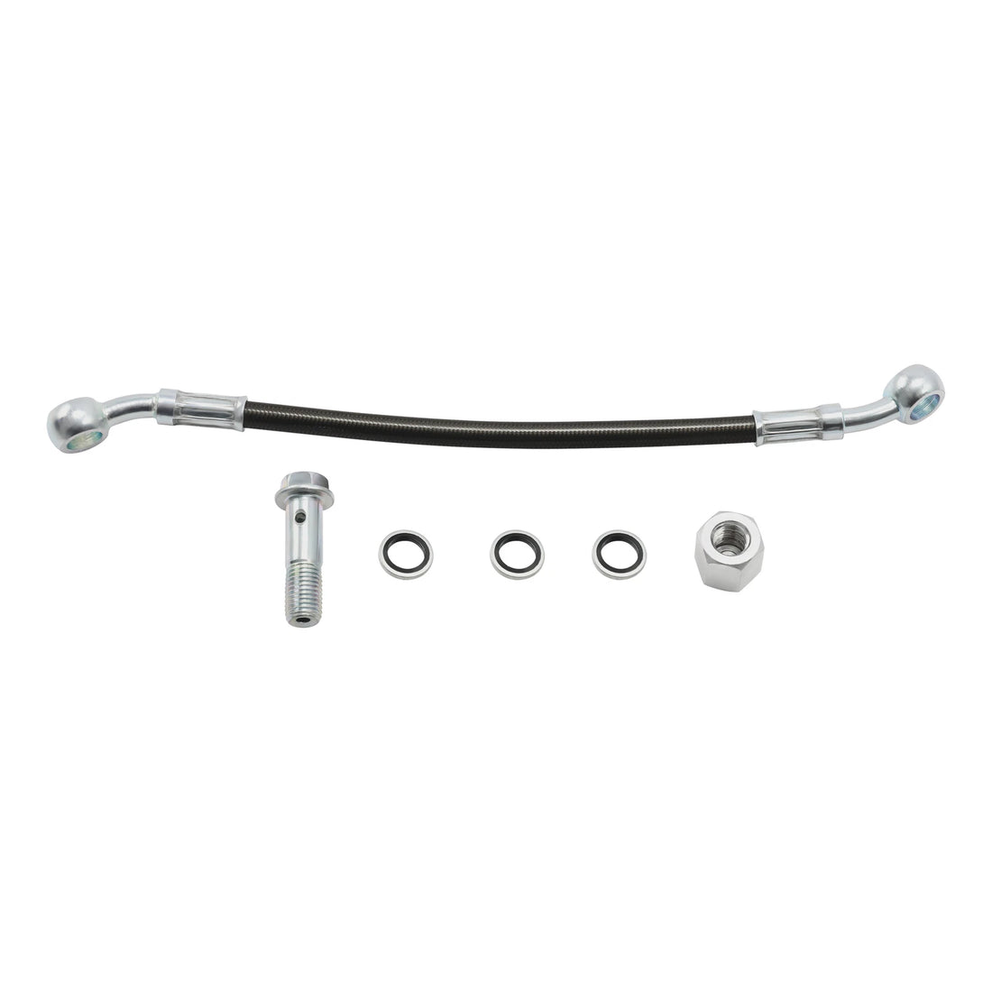 Universal Brake Hose Line Extend Connector Spare Part Motorcycle 25cm