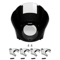 Quarter Headlight Fairing Windshield 49mm Clamp Fit For Harley Sportster XL Dyna