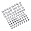 83PCS Chrome Engine Full Bolt Cover Cap Kit Fit For Harley Touring Twin Cam Evo