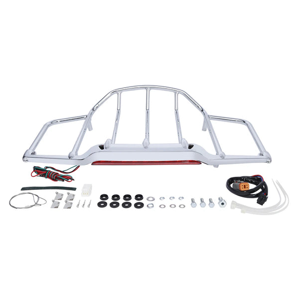 Trunk Top Luggage Rack LED Light Fit For Harley Touring Air Wing 93-13