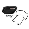 Saddlebags & Bracket Guard Bar Fit For Harley Cvo Road Glide 23-26 Vivid Black