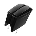 5" Vivid Black Stretched Extended Saddle Bags Fit for Harley Touring 2014-2024