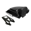 5.5" Razor Trunk w/ Pad + Mount Rack Fit For Harley Touring Road King 2014-2025