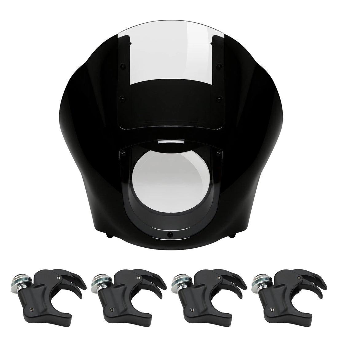 Quarter Fairing Windshield 39mm Fork Clamp Fit For Harley Dyna Sportster XL 48