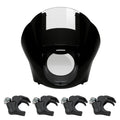 Quarter Fairing Windshield 39mm Fork Clamp Fit For Harley Dyna Sportster XL 48