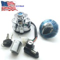 Ignition Switch Fuel Gas Cap Seat Lock Set Fits Honda Shadow ACE/VT750 VLX/VT600