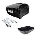 King Trunk Two-Up Mount Rack Fit For Harley Touring Street Road Glide 2014-2026