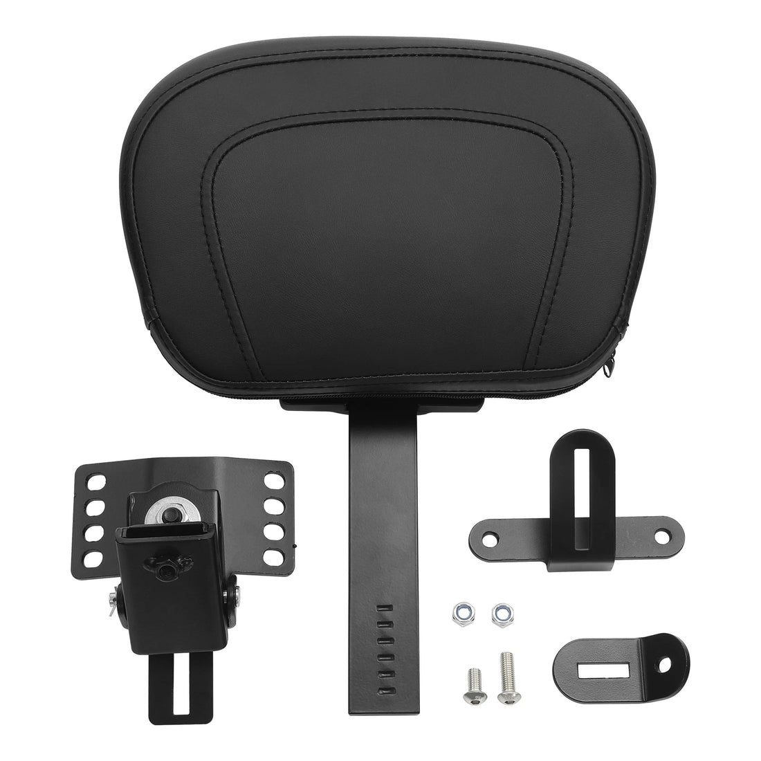 Adjustable Driver Backrest Fit for Harley Touring 97-23 One-Piece Slotted Seats