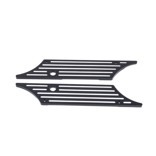 Black CNC Billet Saddlebag Latch Cover For Harley Touring Hard Bags 1993-2013