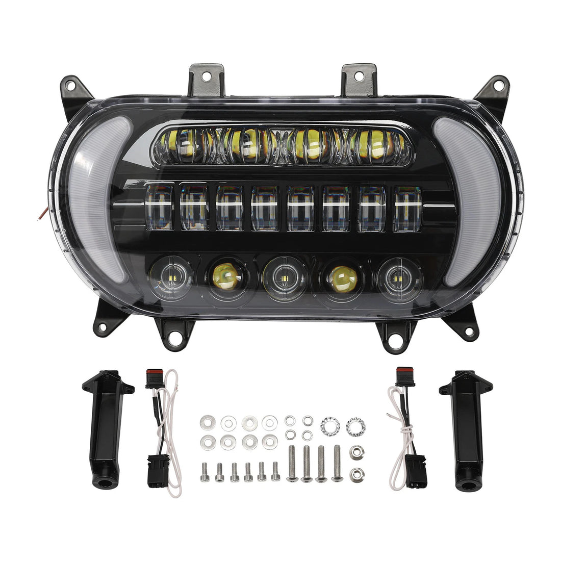 LED Headlight W/ Turn Signals Fit For Harley Touring Road Glide 2015-2023