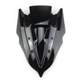 Black Motorcycle Windshield Windscreen For Kawasaki Z250 Z300 2013-2018