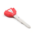 5 PCS Red Blank Uncut Blade Key For Kawasaki Ninja ZX6R ZX9R ZX10R ZX12R ZX14R