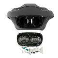 Front Fairing & Dual LED Headlight Assembly Fit For Harley Road Glide Fltr 98-13