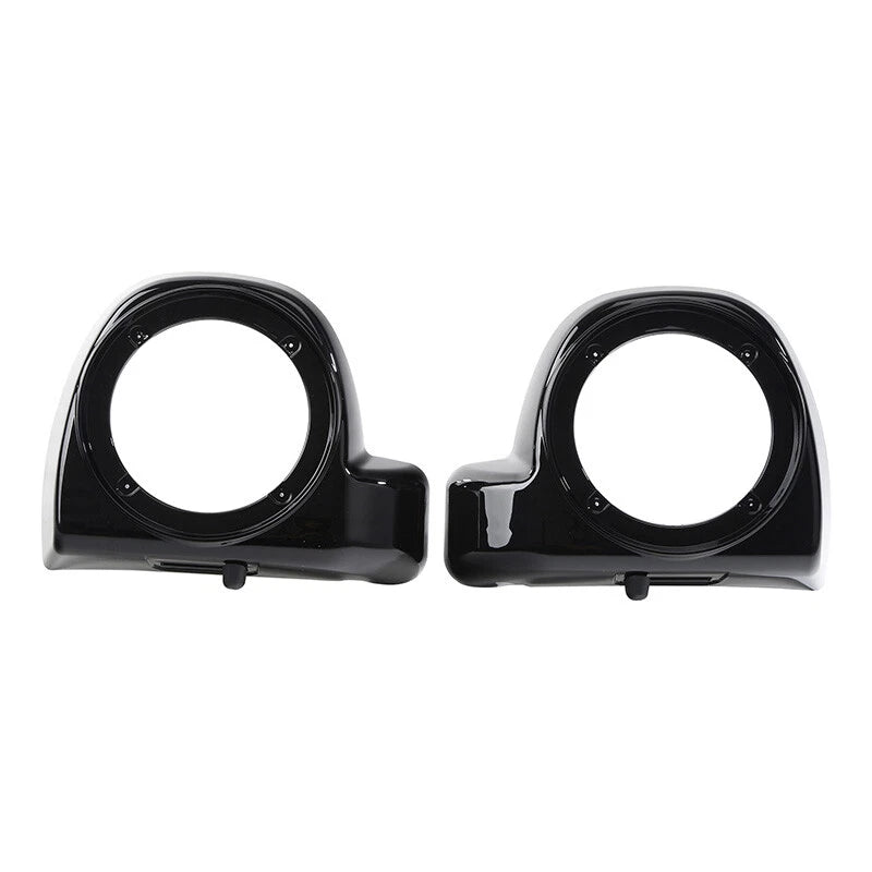 Vivid Black Lower Vented Fairing Speaker Pods Fit For Harley Touring 2014-2022