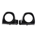 Vivid Black Lower Vented Fairing Speaker Pods Fit For Harley Touring 2014-2022