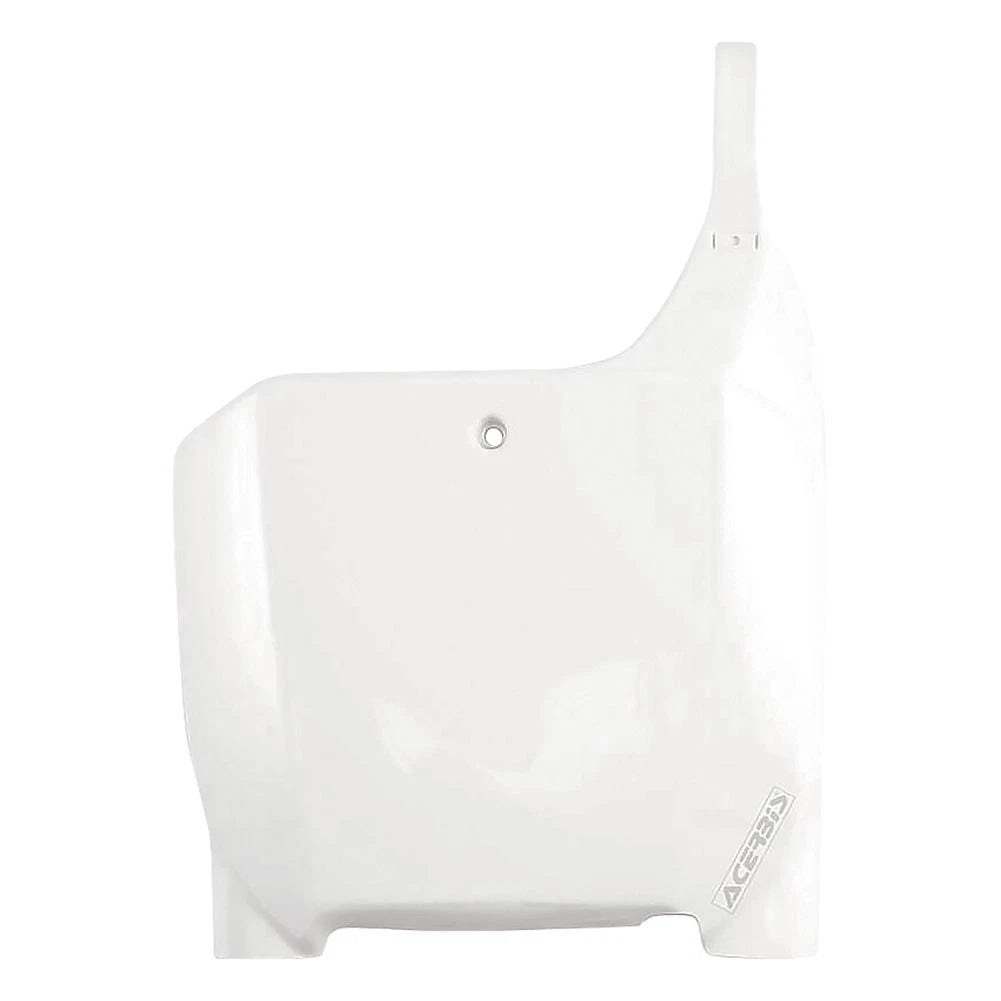 Acerbis 2042240002 Front Number Plate White