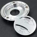 Silver Keyless Fuel Tank Caps Fit for Suzuki GSXR600 GSXR750 GSXR1000 2003-2016
