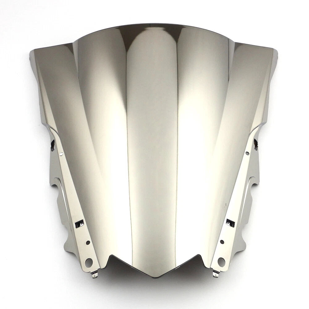 Motorcycle Windshield Windscreen For Yamaha YZF-R25 YZF-R3 2014-2018 Chrome