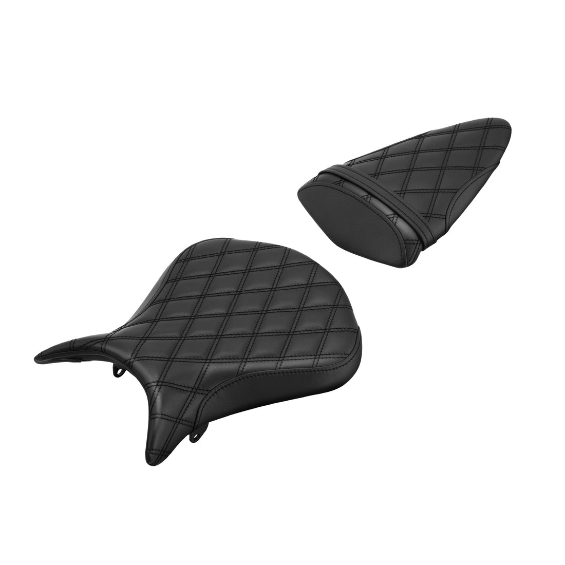 Black Driver & Passenger Seats Fit For Kawasaki Ninja ZX6R 2007-2008 2007 2008