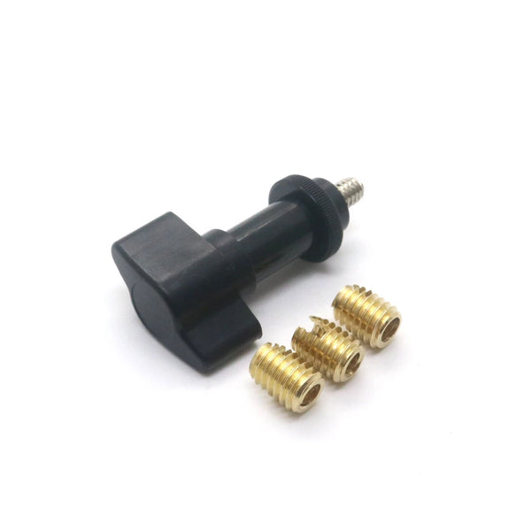 Black Threaded Brass Batwing Fairing Insert Repair Kit For Harley FLH/T 97-13
