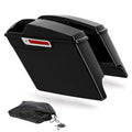 5" Stretched Hard Saddlebags w/ Speaker Grills Fit For Harley Touring 1993-2013