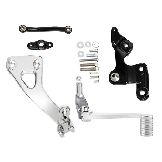 Chrome Mid Controls Brake Side Fit For Harley Fat Bob Sport Glide 2018-2025 2024