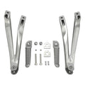 Rear Passenger Footpegs Foot Pegs Bracket Fit For Yamaha Yzf R1 2004-2008 Silver
