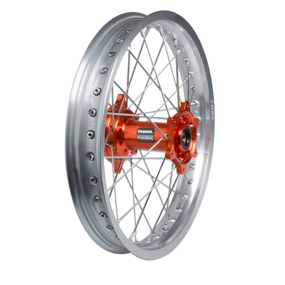Tusk 01-MR-215-18-78488a-a716d7 Impact Cmplt Wheel-Rear 18 x 2.15 Slvr Rim