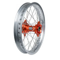 Tusk 01-MR-215-18-78488a-a716d7 Impact Cmplt Wheel-Rear 18 x 2.15 Slvr Rim