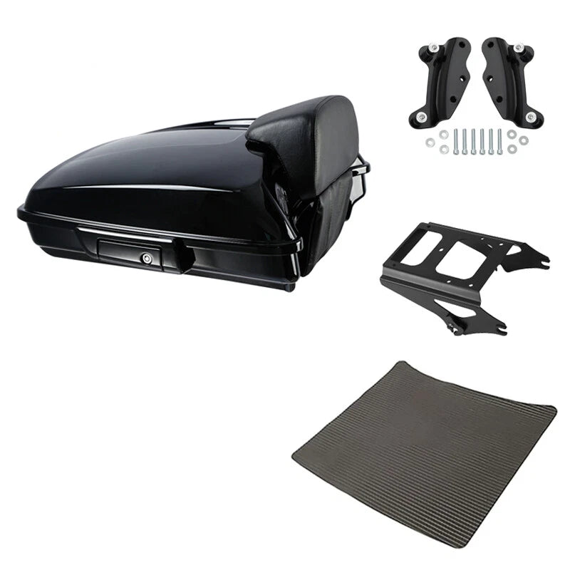 Razor Trunk Backrest Mount Docking Fit For Harley Touring Electra Glide 2009-13