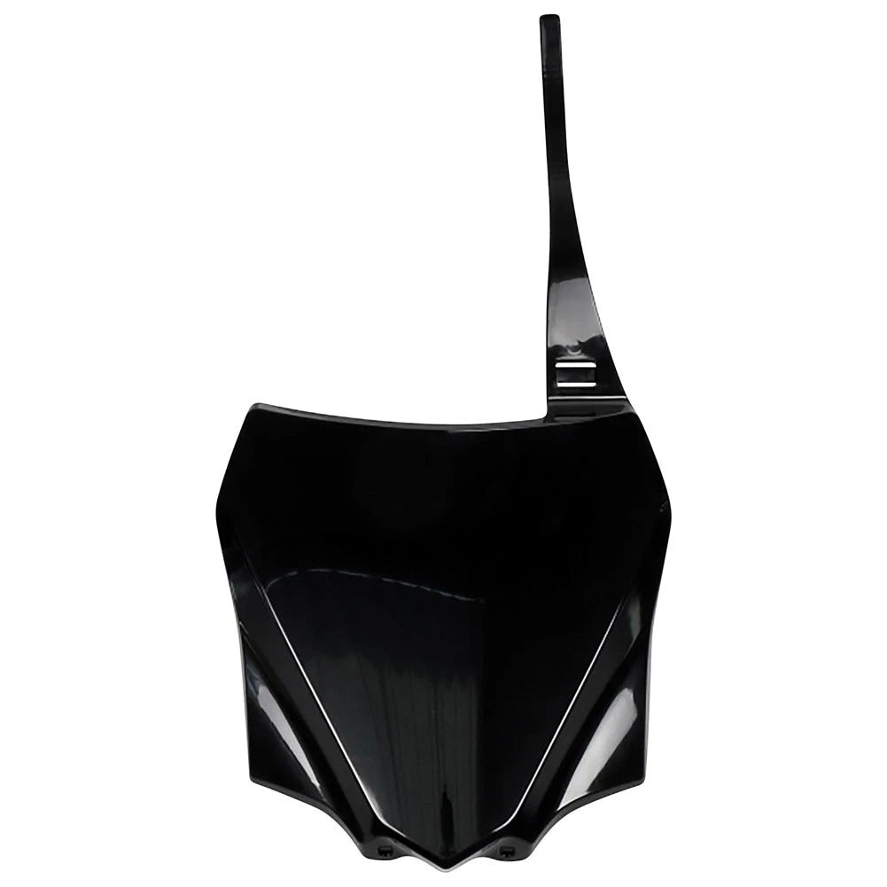 UFO Front Number Plate Black For Kawasaki KX85 2014-2025