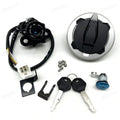 Fuel Gas Cap Ignition Switch Seat Lock Set For Kawasaki Ninja 650 Z650 2017-2023