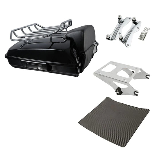 Razor Trunk Backrest Mount Docking Fit For Harley Touring Road King Glide 14-26