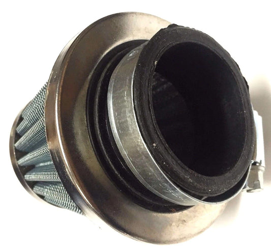 Filtro DE Aire Cono Cromado 32MM Para Honda Kawasaki Suzuki Yamaha Power