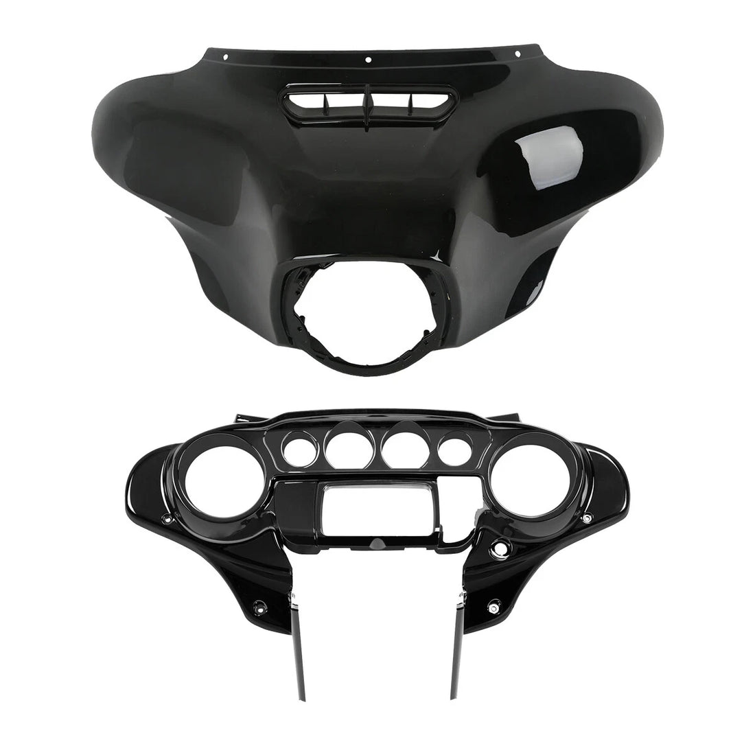 Inner & Outer Batwing Fairing Fit For Harley Street Glide 2014-2023 Vivid Black