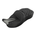 Black Gray Driver & Passenger Seat Fit For Harley Touring Street Glide 2009-2023