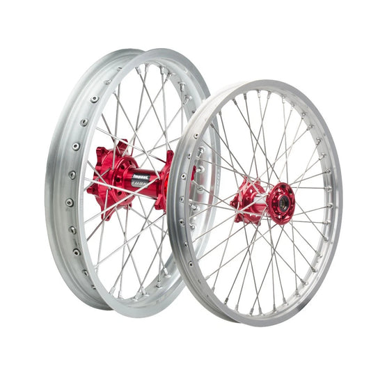 Tusk 1447520089c989-2445a8 Impact Front&Rear Wheel 1.60 x 21/2.15 x 18 Silver