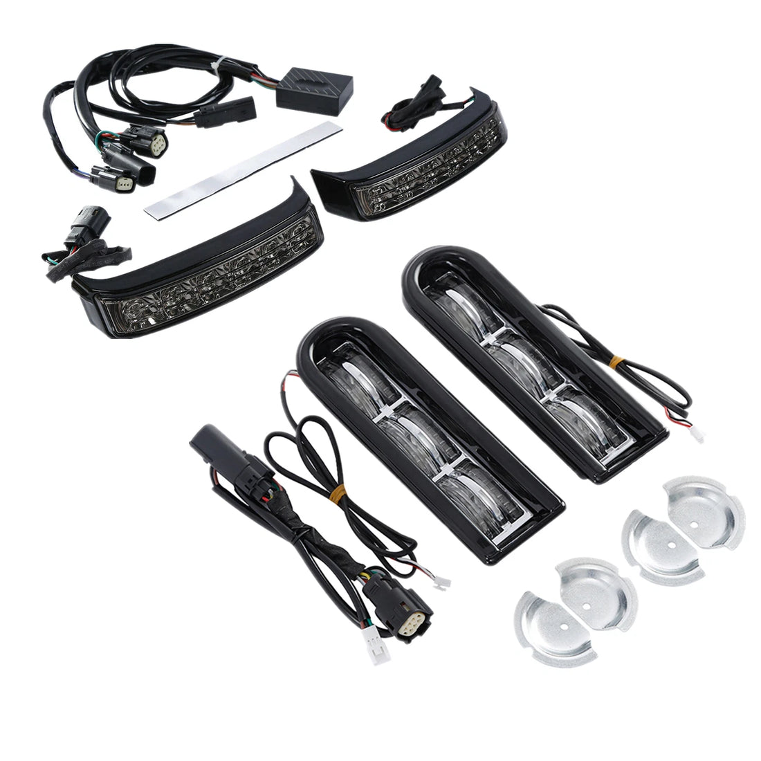 Saddlebag LED Light & Brake Turn Light Fit For Harley Road King Glide 2014-2023