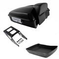 Chopped Trunk Backrest Mount Rack Fit For Harley Sport Glide 2018-2021