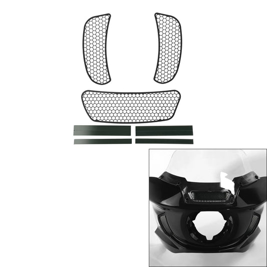 Front Fairing Mesh Vent Screen Grills Fit For Harley Low Rider ST Fxlrst 22-25