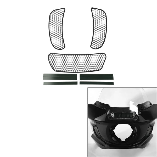 Front Fairing Mesh Vent Screen Grills Fit For Harley Low Rider ST Fxlrst 22-25