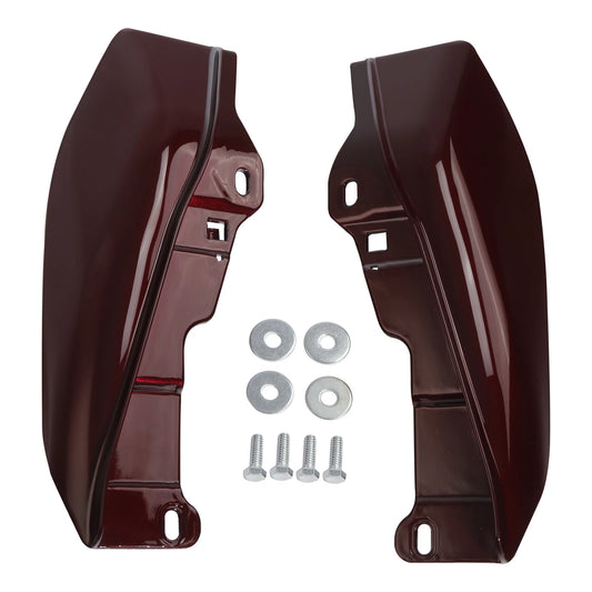 Mid Frame Air Deflectors Fit For Harley Street Glide 09-23 Mysterious Red Sunglo