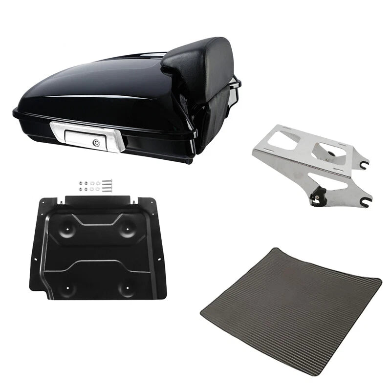 Razor Trunk Backrest Pad Mount Rack Fit For Harley Cvo Road Glide 2014-2026 2025