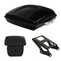Razor Trunk Backrest Mount Rack Fit For Harley Road Glide 14-24 Black Denim